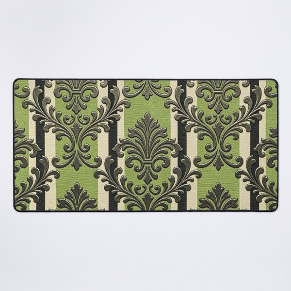 Item preview, Green Apple Striped Damask designed and sold by DesignsByPrnces.