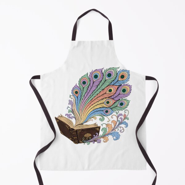 Item preview, Peacock Feather Book Lover Magical Library Vintage designed and sold by chattsuede.