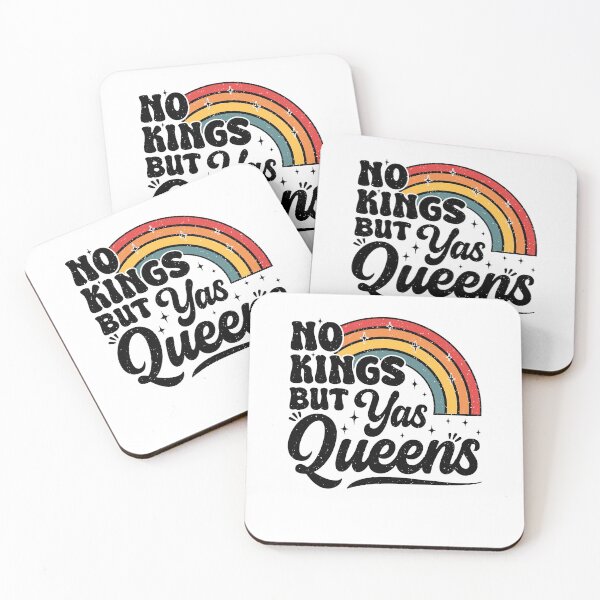 Item preview, No Kings But Yas Queens LGBTQ Pride Rainbow Equal Rights Design designed and sold by jinajinawoodood.
