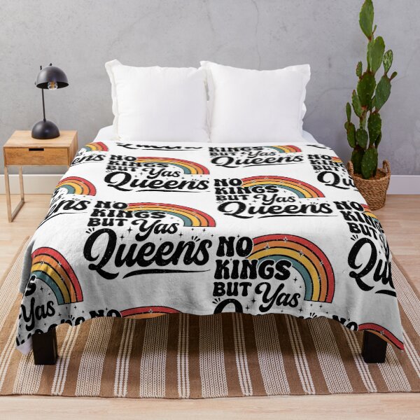 Item preview, No Kings But Yas Queens LGBTQ Pride Rainbow Equal Rights Design designed and sold by jinajinawoodood.