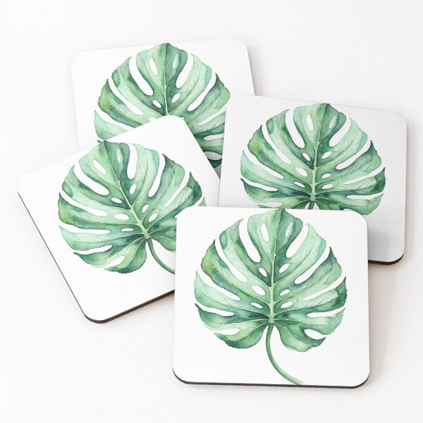 Item preview, Watercolor Monstera Deliciosa Tropical Houseplant designed and sold by MintedMinds.