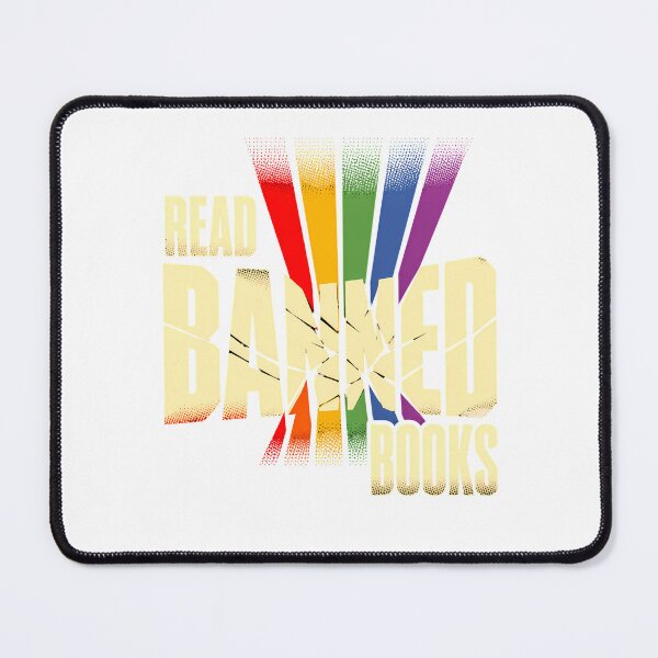 Item preview, Read Banned Books Rainbow LGBTQ Activist Typography designed and sold by chattsuede.