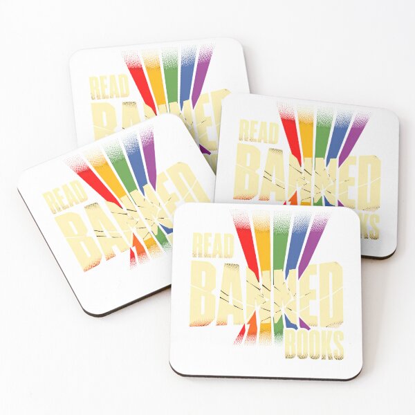 Item preview, Read Banned Books Rainbow LGBTQ Activist Typography designed and sold by chattsuede.