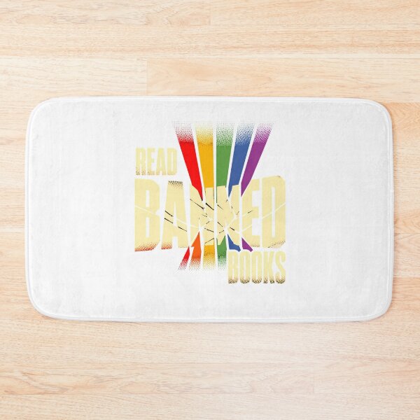 Item preview, Read Banned Books Rainbow LGBTQ Activist Typography designed and sold by chattsuede.
