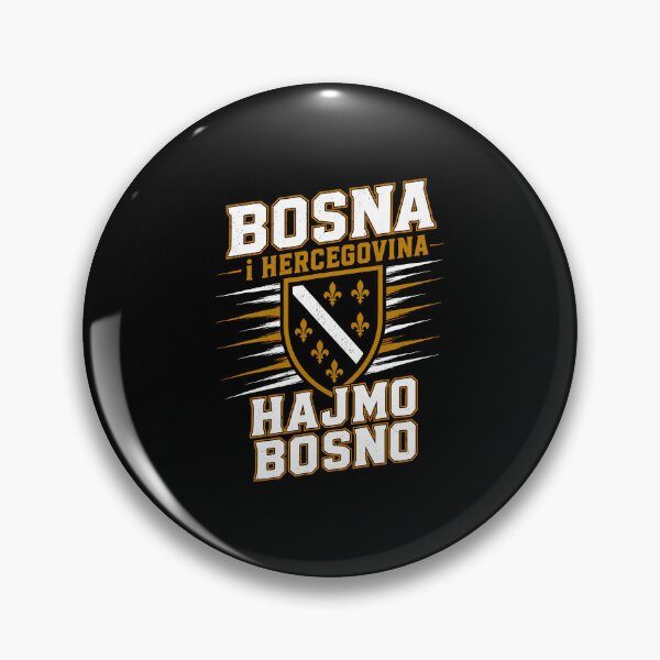 Item preview, Bosna I Hercegovina Hajmo Bosno Bosnia and Herzegovina Bosnian Flag designed and sold by jinajinawoodood.