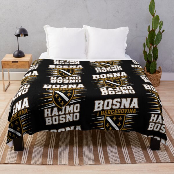 Item preview, Bosna I Hercegovina Hajmo Bosno Bosnia and Herzegovina Bosnian Flag designed and sold by jinajinawoodood.