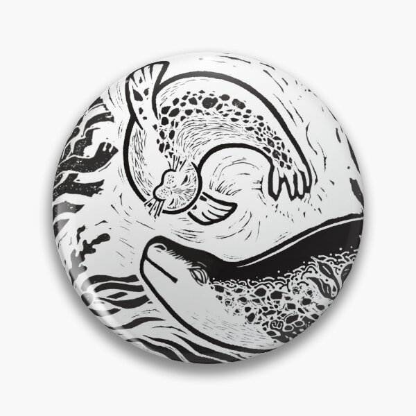 Item preview, Grey and leopard selkie love b&w designed and sold by petselkie.