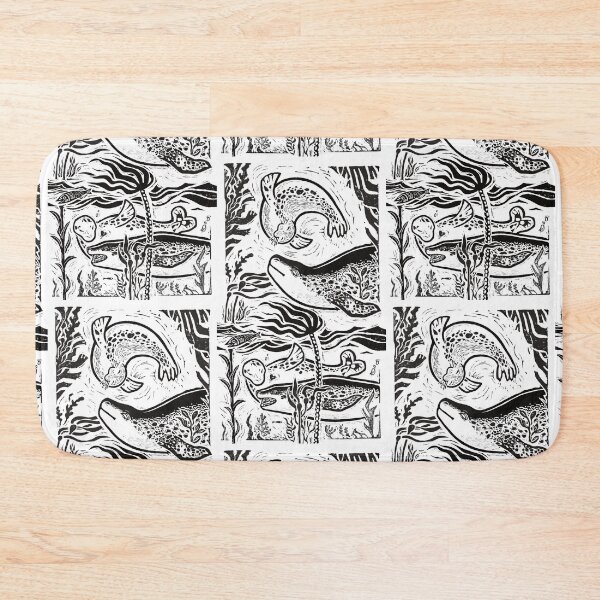 Item preview, Grey and leopard selkie love b&w designed and sold by petselkie.