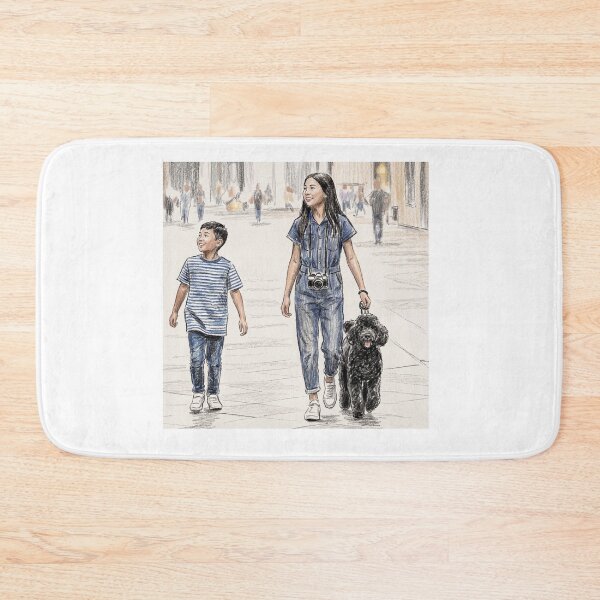 Item preview, Sweet Moments City Walk with Dog designed and sold by TaiwanMemory.
