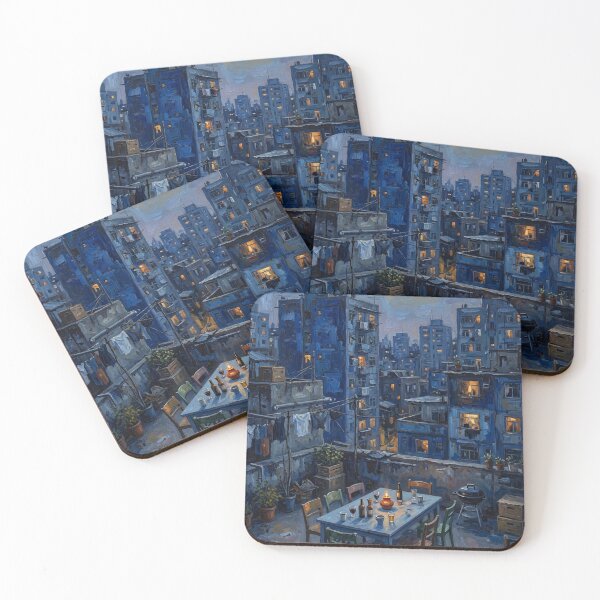 Item preview, Impressionist Impasto Dining Table on Rooftop  designed and sold by Davidaccio Collection .