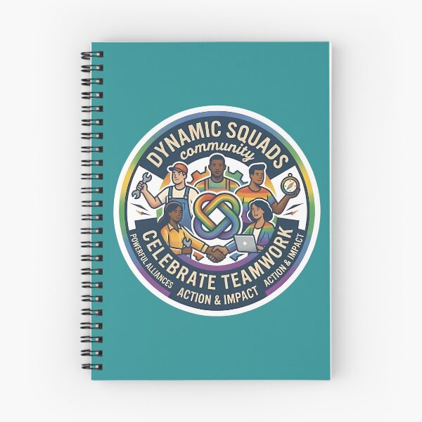Item preview, Dynamic Squad Diversity & Teamwork Badge - Inclusive Professional Pride Sticker designed and sold by VectorJoy.