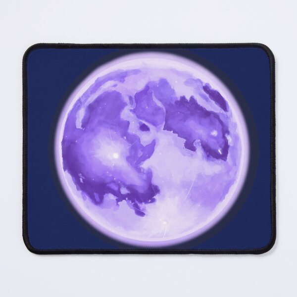 Item preview, Purple Full Moon Art Print designed and sold by Nomi Isonade Art.