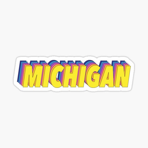 MICHIGAN Sticker