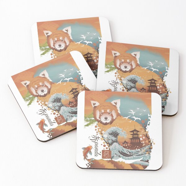 Item preview, Panda Wave Japanese Style Animal Art designed and sold by Noheqa.