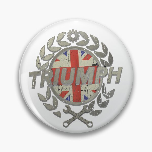 Item preview, Distressed British Union Flag Emblem designed and sold by Noheqa.