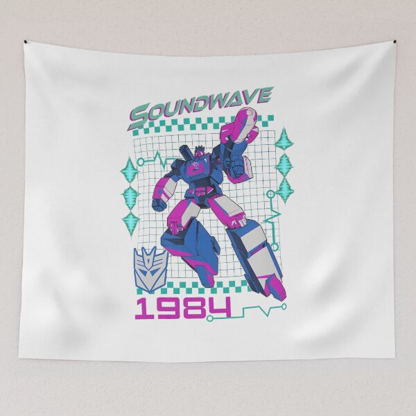 Item preview, 80s Style Robot Grid Retro Graphic  designed and sold by Noheqa.