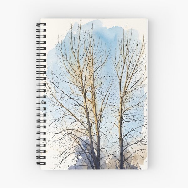 Item preview, Birds Warming in Morning Sun – Pen & Watercolor Art designed and sold by Debbie Schulte.