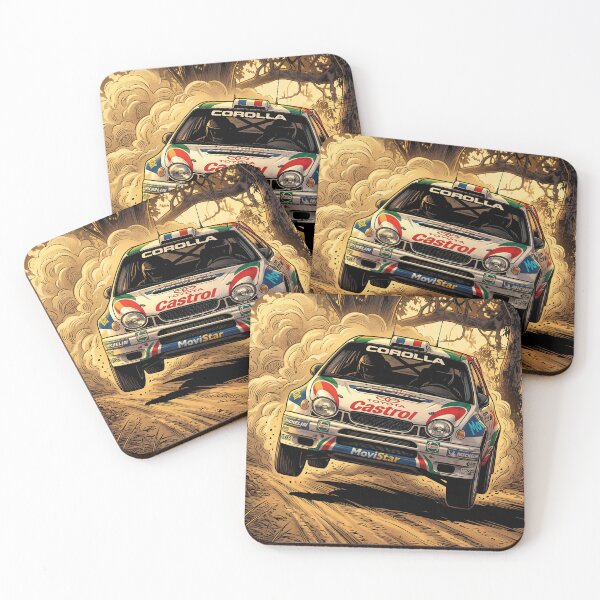 Item preview, Toyota Corolla WRC Cartoon designed and sold by Racing Art Store.