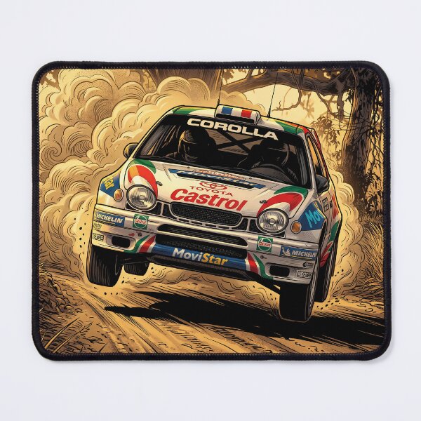Item preview, Toyota Corolla WRC Cartoon designed and sold by Racing Art Store.
