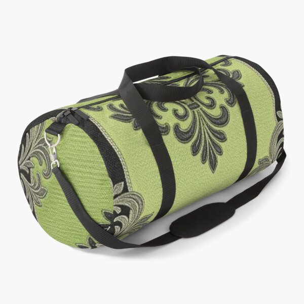 Item preview, Matte Green Apple Striped Damask designed and sold by DesignsByPrnces.