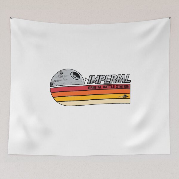 Item preview, Retro Orbital Station Sunset Stripes Design designed and sold by Noheqa.