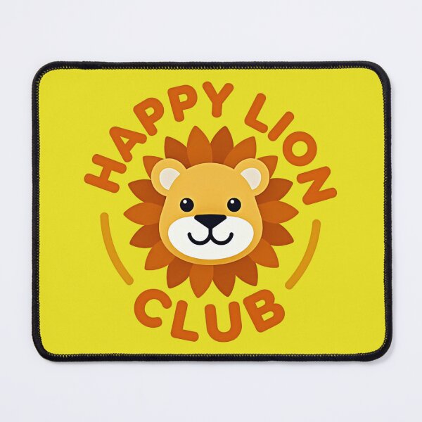 Item preview, Happy Lion Club designed and sold by Magenta Merch.