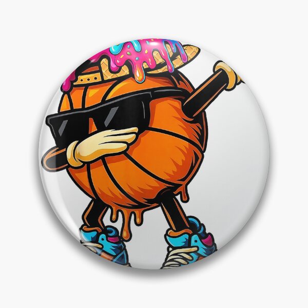 Item preview, Dabbing Basketball Ice Cream Drip for Boys Funny Basketball T-Shirt designed and sold by KTY-NUSS.
