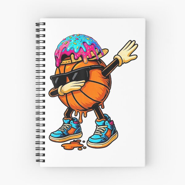 Item preview, Dabbing Basketball Ice Cream Drip for Boys Funny Basketball T-Shirt designed and sold by KTY-NUSS.