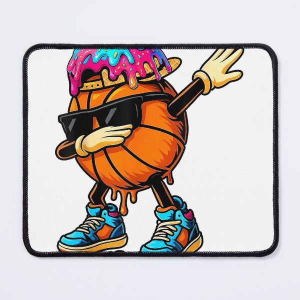 Item preview, Dabbing Basketball Ice Cream Drip for Boys Funny Basketball T-Shirt designed and sold by KTY-NUSS.