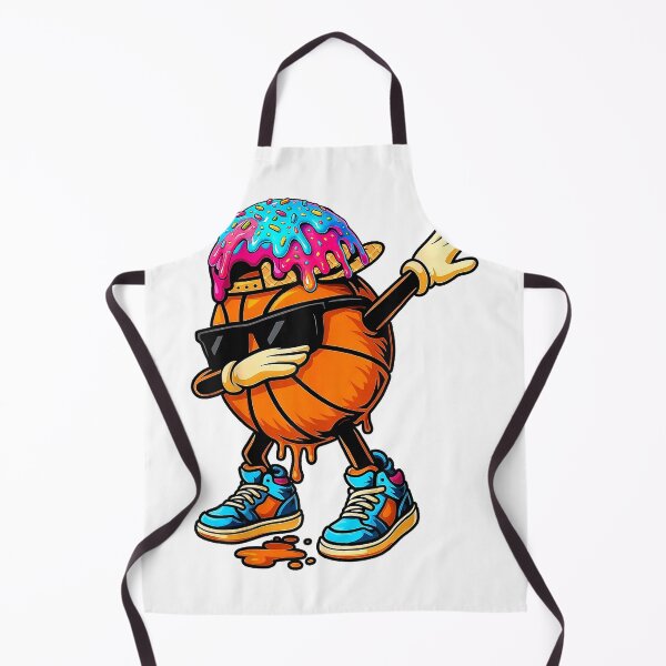 Item preview, Dabbing Basketball Ice Cream Drip for Boys Funny Basketball T-Shirt designed and sold by KTY-NUSS.