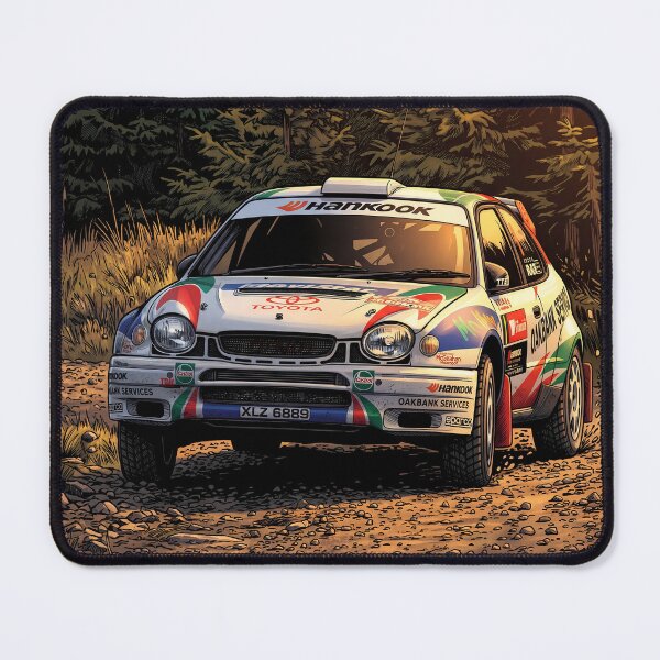 Item preview, Toyota Corolla WRC Cartoon designed and sold by Racing Art Store.