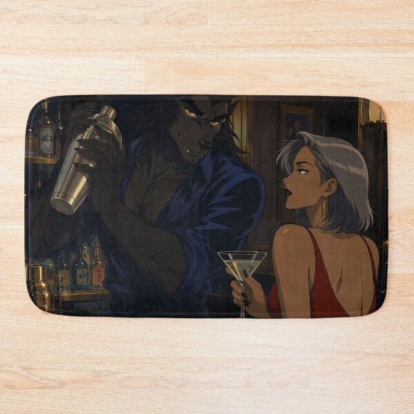 Item preview, The Wolf Behind The Bar designed and sold by  Hollow Moon Studios..