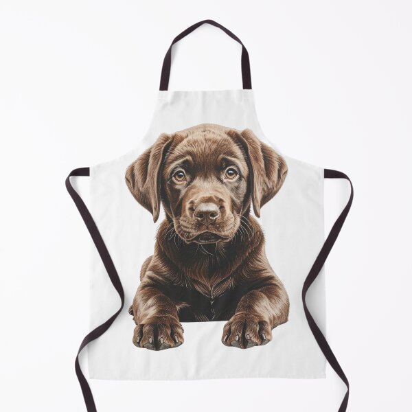 Item preview, Chocolate Labrador Retriever Puppy Art designed and sold by SabraDD.