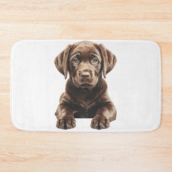Item preview, Chocolate Labrador Retriever Puppy Art designed and sold by SabraDD.