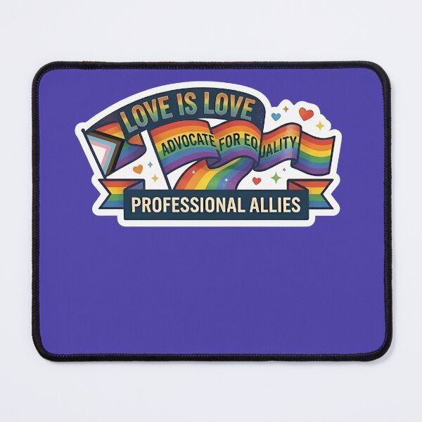 Item preview, Professional Pride Advocacy Badge - LGBTQ+ Diversity and Inclusion Support Gift designed and sold by VectorJoy.