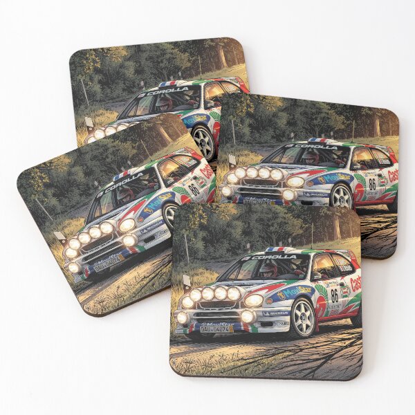 Item preview, Toyota Corolla WRC Cartoon designed and sold by Racing Art Store.