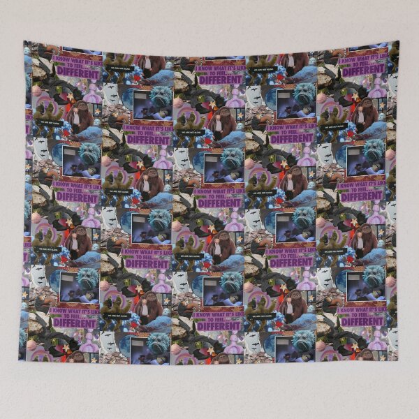 Item preview, DIFFERENT // Muppet Collage Art designed and sold by Evan Bode.