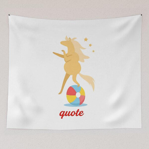 Item preview, Balancing Horse on Bright Beach Ball designed and sold by Noheqa.