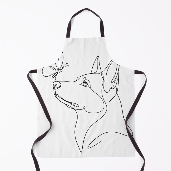 Item preview, Minimalist German Shepherd And Butterfly Dog Lover designed and sold by MintedMinds.