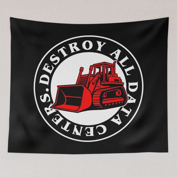 Item preview, DESTROY ALL DATA CENTERS (ANTI AI) designed and sold by remerasnerdas.