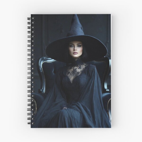 Item preview, Gothic Witch Queen in Black – Dark Elegance Fantasy Portrait designed and sold by WhimsyWink.