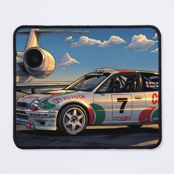 Item preview, Toyota Corolla WRC Cartoon designed and sold by Racing Art Store.
