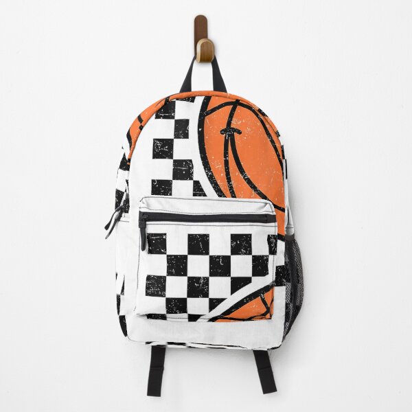 Item preview, Game Day Basketball Smile Face Checkered Retro Vintage Style T-Shirt designed and sold by KTY-NUSS.