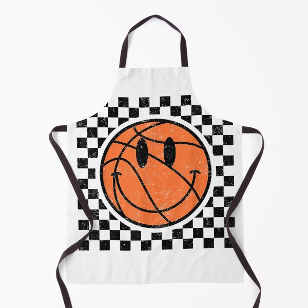 Item preview, Game Day Basketball Smile Face Checkered Retro Vintage Style T-Shirt designed and sold by KTY-NUSS.