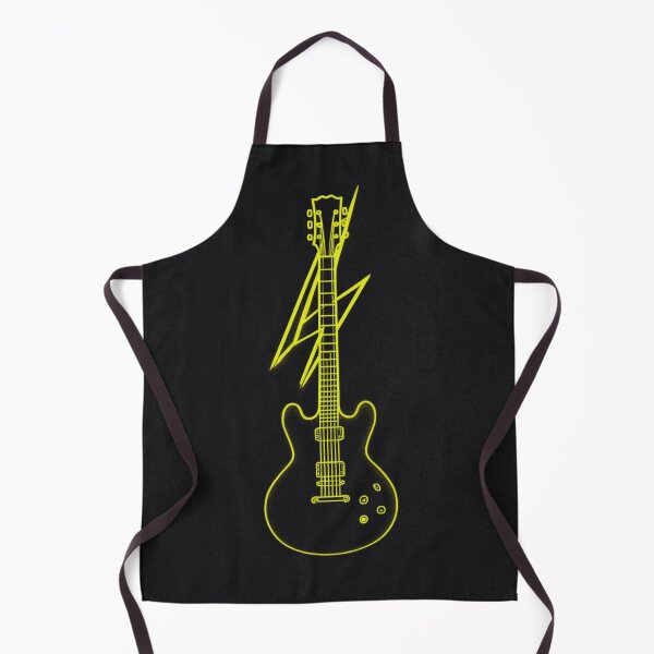 Item preview, Lightning Guitar T-Shirt Print designed and sold by CosmicRockArt.