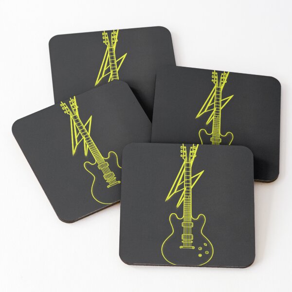 Item preview, Lightning Guitar T-Shirt Print designed and sold by CosmicRockArt.