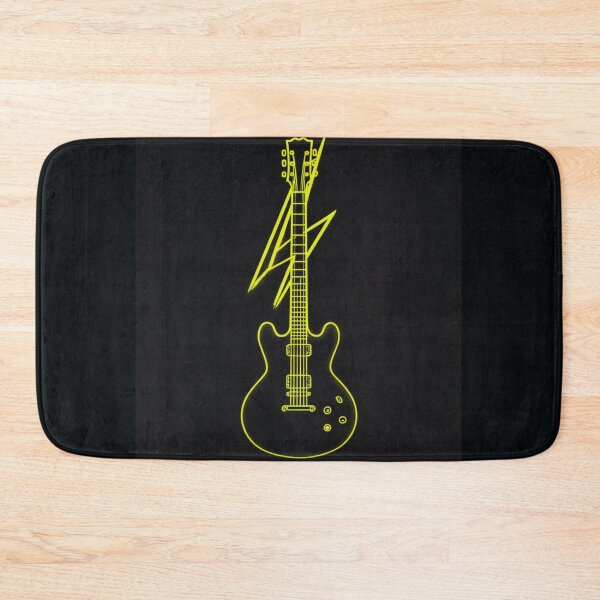 Item preview, Lightning Guitar T-Shirt Print designed and sold by CosmicRockArt.