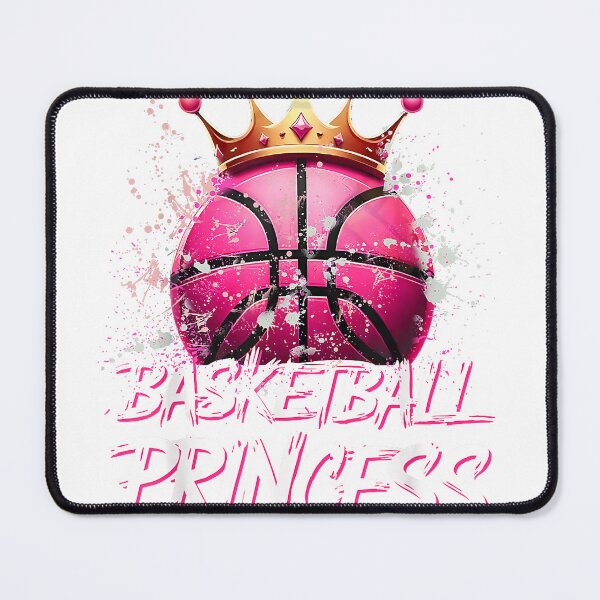 Item preview, Girls Basketball Princess Pink Basketball Ball Crown Women T-Shirt designed and sold by gidget-gadget.