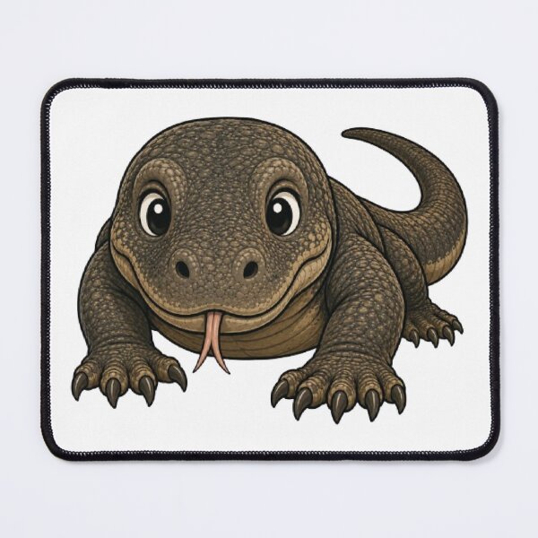 Item preview, Megalania Cryptid Mascot Design designed and sold by The Dark Files.