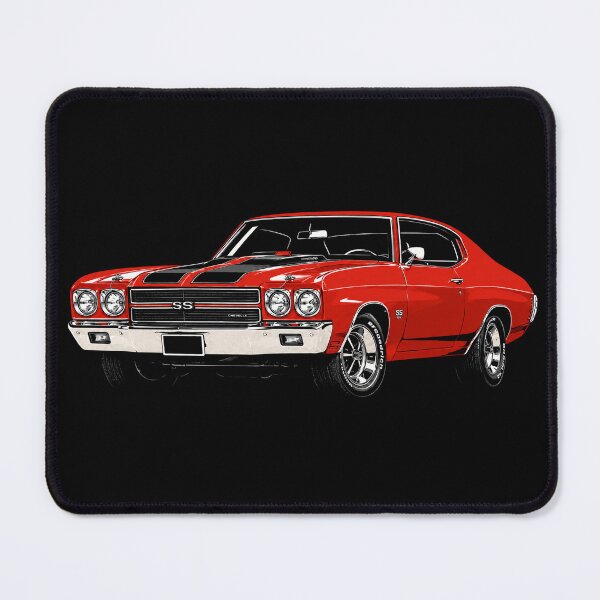 Item preview, 1970 Chevrolet Chevelle SS 454 – Red Big Block Muscle Car Art designed and sold by Stinky Lincy's Apparel Company.